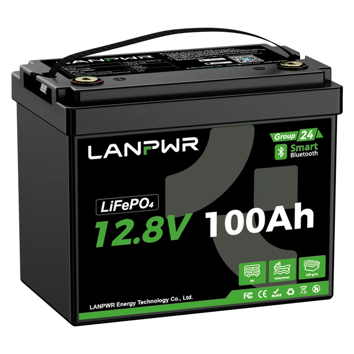 LiFePO4 12V 100Ah LANPWR - slika 3