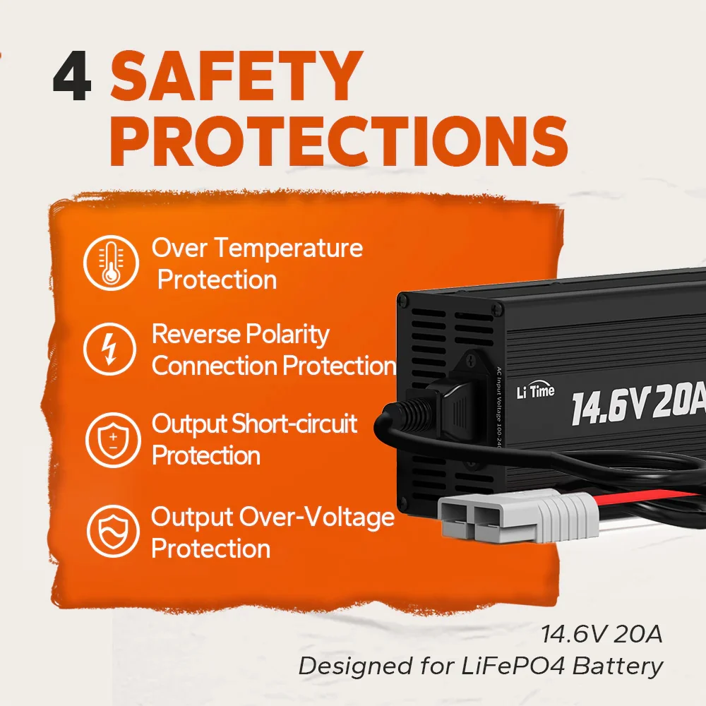 Punjač LiFePO4 12V 20A - slika 2