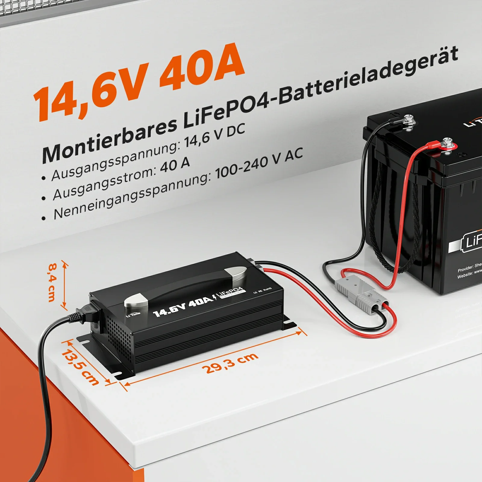 Punjač LiFePO4 12V 40A - slika 3