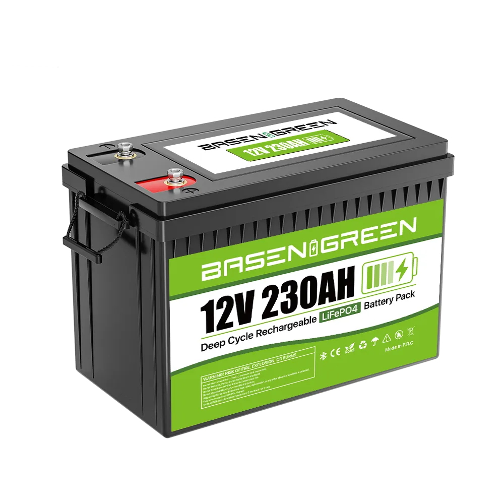 GreenBasen 12V 230Ah LiFePO₄ Bluetooth