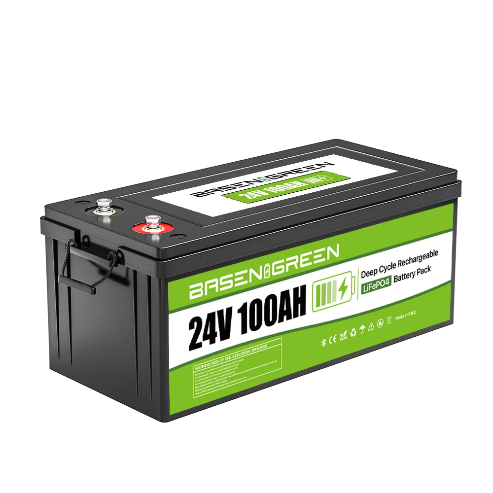 GreenBasen 24V 100Ah LiFePO₄ Bluetooth