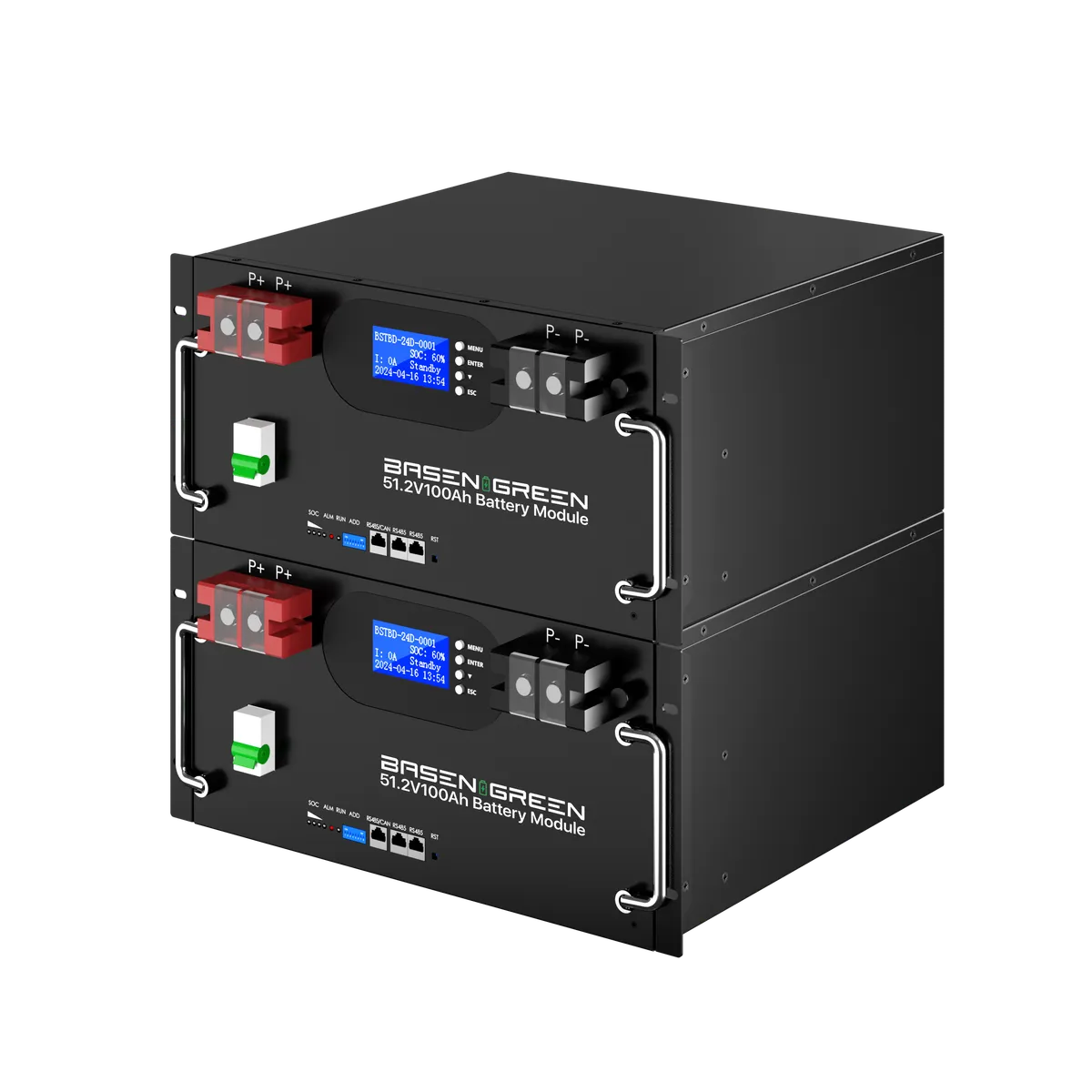 GreenBasen rack 51,2V 100Ah 5,12 kWh