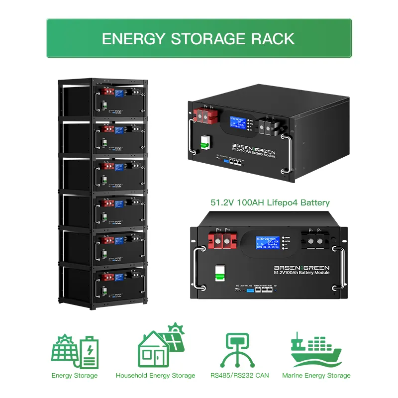 GreenBasen rack 51,2V 100Ah 5,12 kWh - slika 4