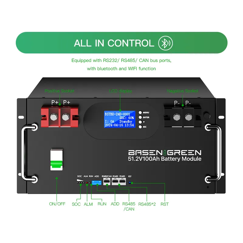 GreenBasen rack 51,2V 100Ah 5,12 kWh - slika 9