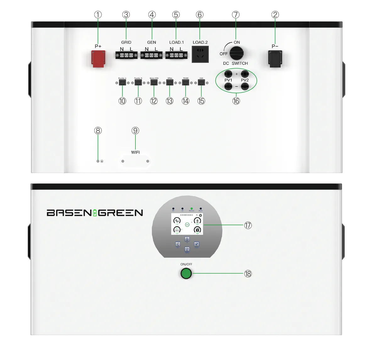 GreenBasen sve-u-jednom 10 kWh sa Deye inverterom - slika 10