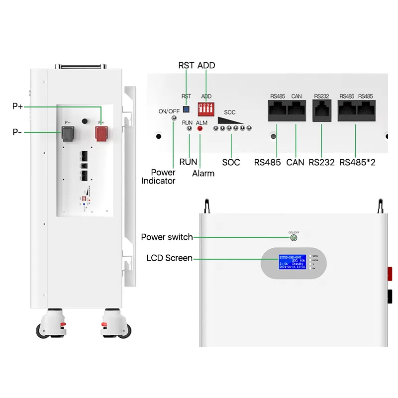 GreenBasen zidna 51,2V 230Ah 11,7 kWh - slika 4