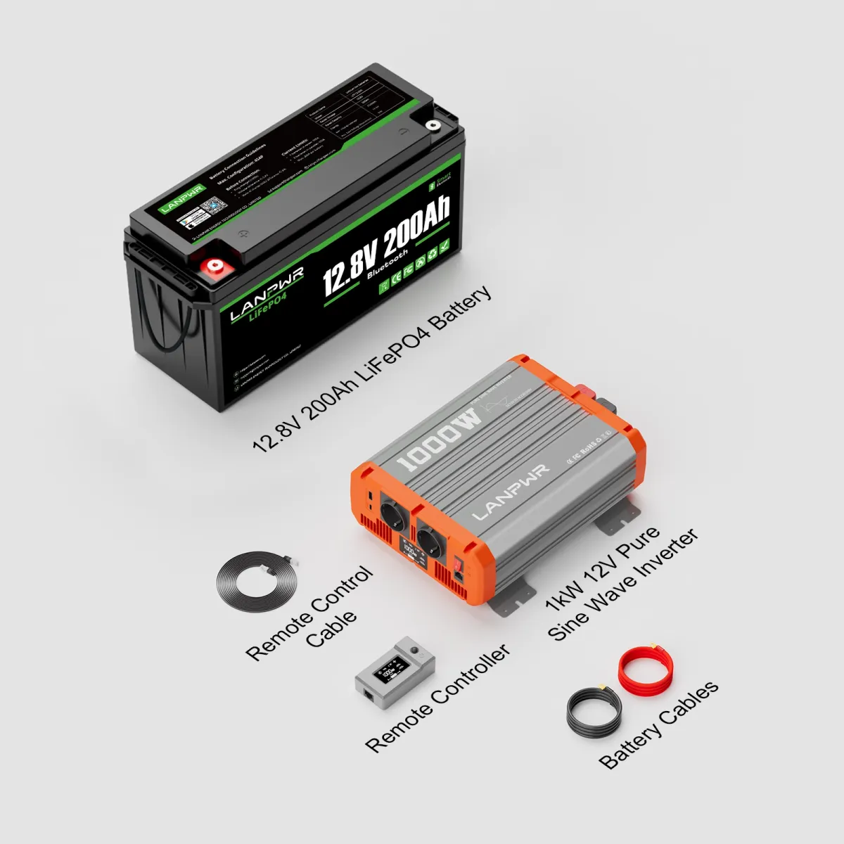 LANPWR 12V 200Ah LiFePO4 Bluetooth - slika 9