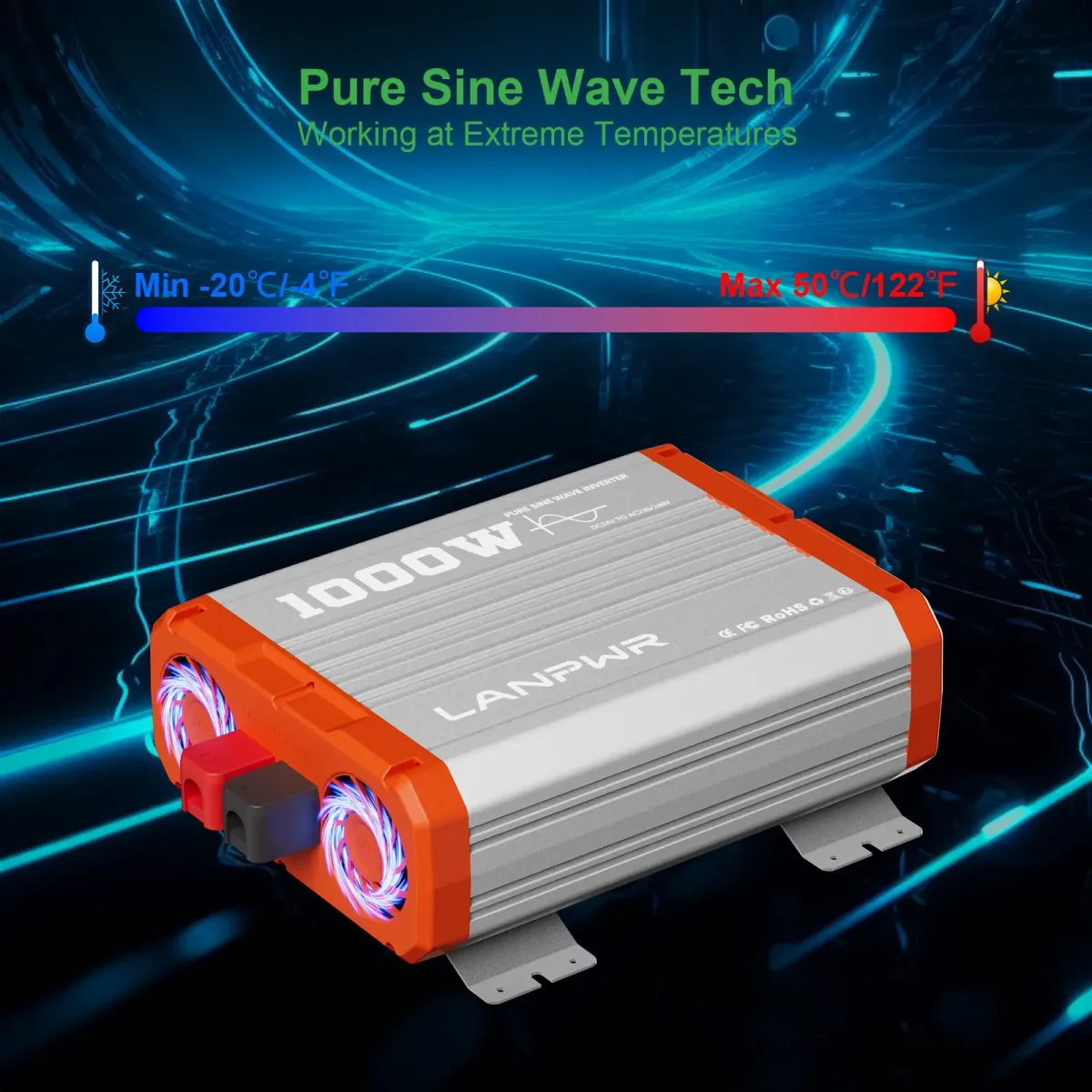 Inverter LANPWR 1000W 24V - slika 5